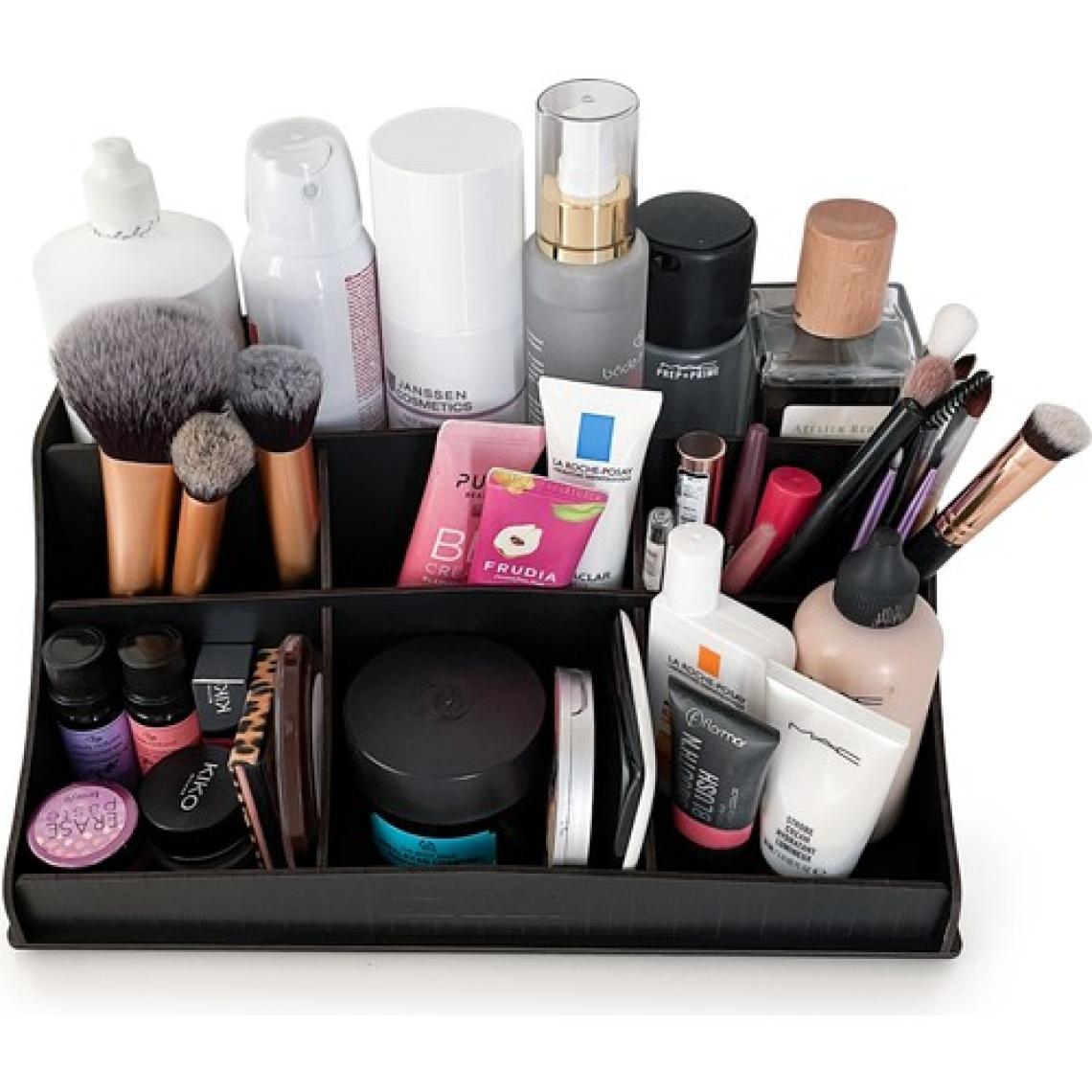 Design Otto Bella Small Ahşap Makyaj Takı Banyo Kozmetik Düzenleyici Organizer