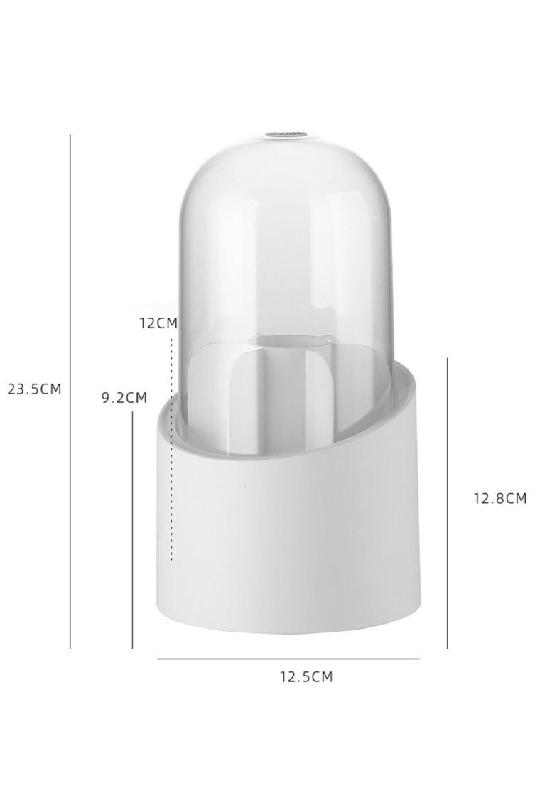 Apexel Deluxe Makyaj Fırçası ve Kozmetik Düzenleyici Şeffaf Kapaklı Hijyenik Organizer