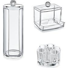 Akay Plastik 504 3’lü Makyaj Organizer Seti