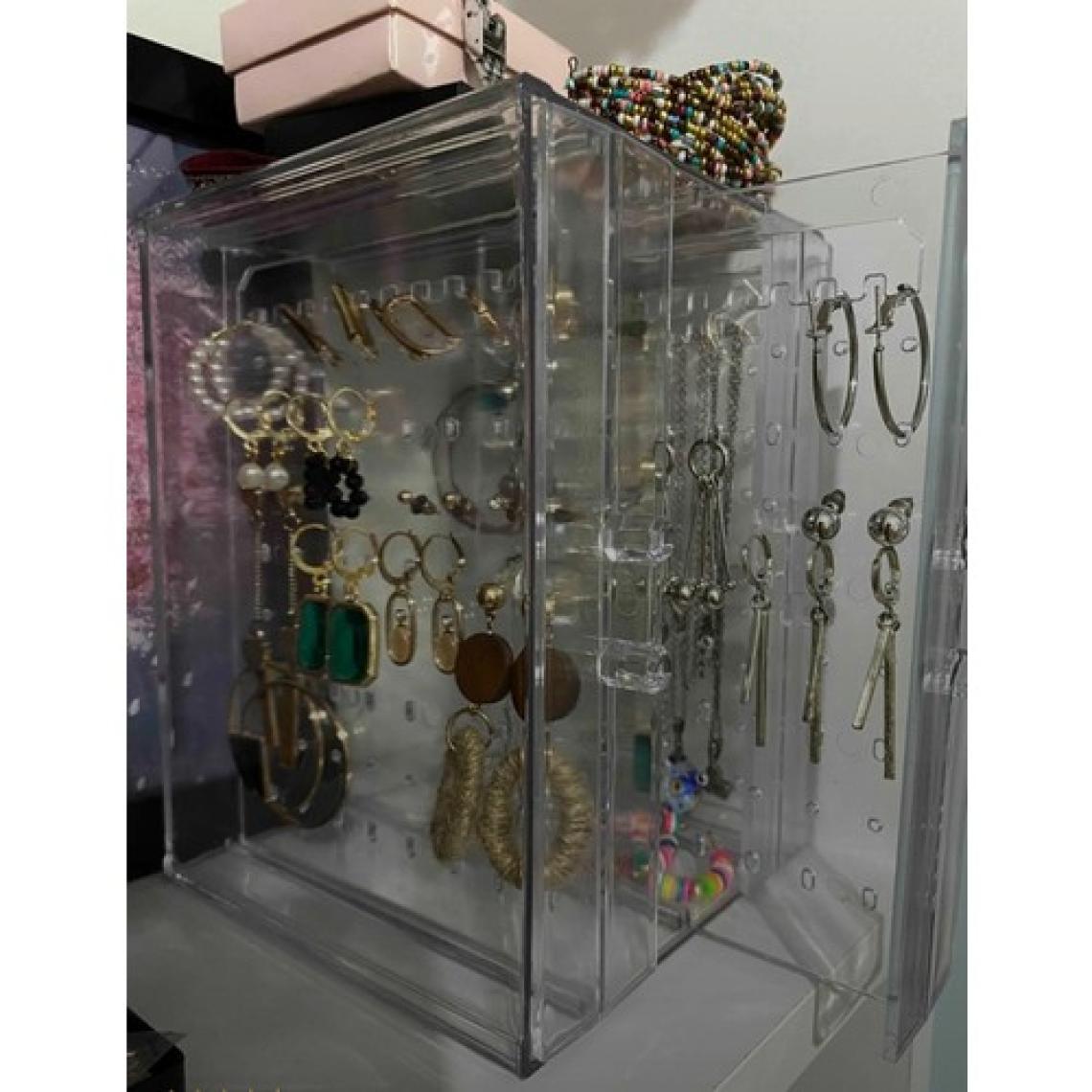 Ahir Ticaret Akrilik Çekmeceli Takı Düzenleyici Stand - Kolye Küpe Bileklik Organizeri