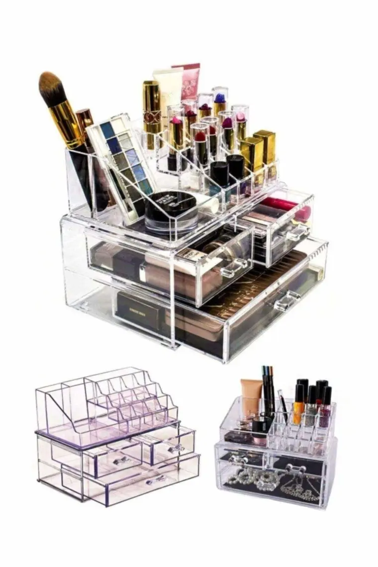Teknotrust 3 Çekmeceli Makyaj Düzenleyici Organizer Set