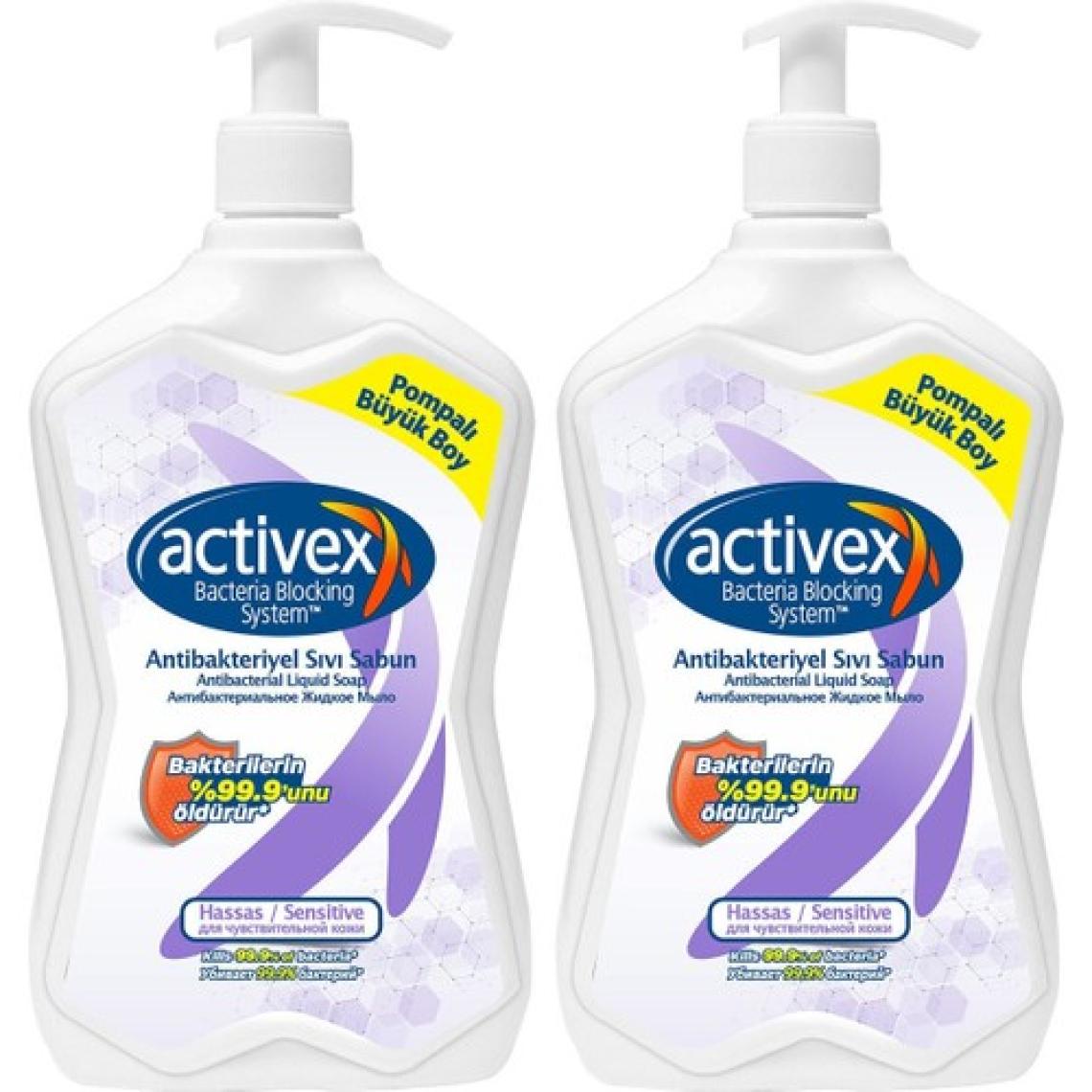 Activex Antibakteriyel Sıvı Sabun Hassas 2x700ml