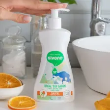 Siveno %100 Doğal Sıvı Kastil Sabun Portakal Yağlı Tazeleyici Nemlendirici Bitkisel Vegan 300 ml