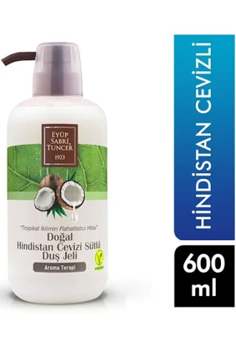Doğal Hindistan Cevizi Sütlü Duş Jeli 600 ml
