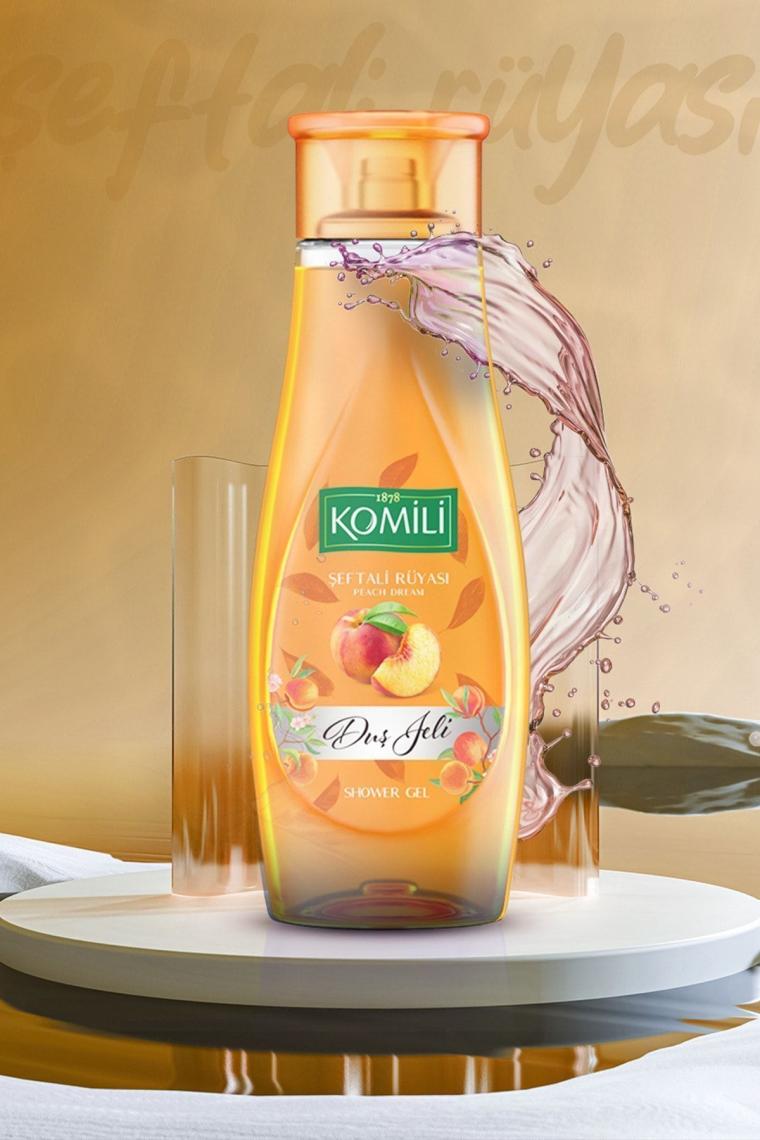 Şeftali Rüyası Vegan Duş Jeli 4'lü Set - Şeftali Ve Yaz Meyveleri Kokulu - 4 X 500 ML
