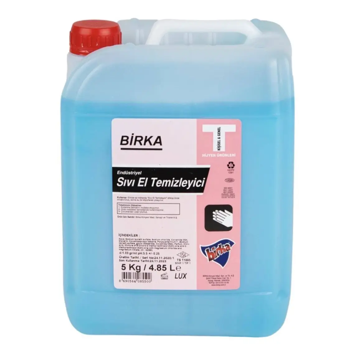 Birka Endüstriyel Sıvı El Sabunu 5 kg