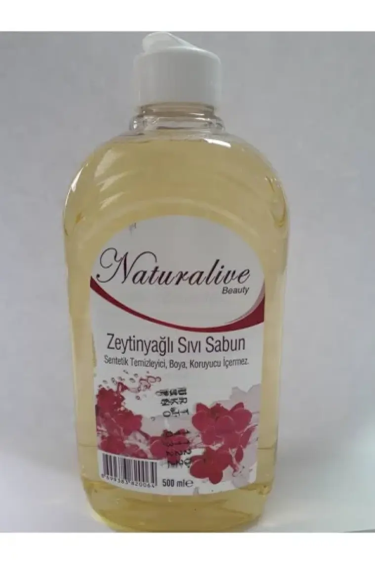Naturalive Zeytinyağlı Sıvı Sabun (500 Ml)