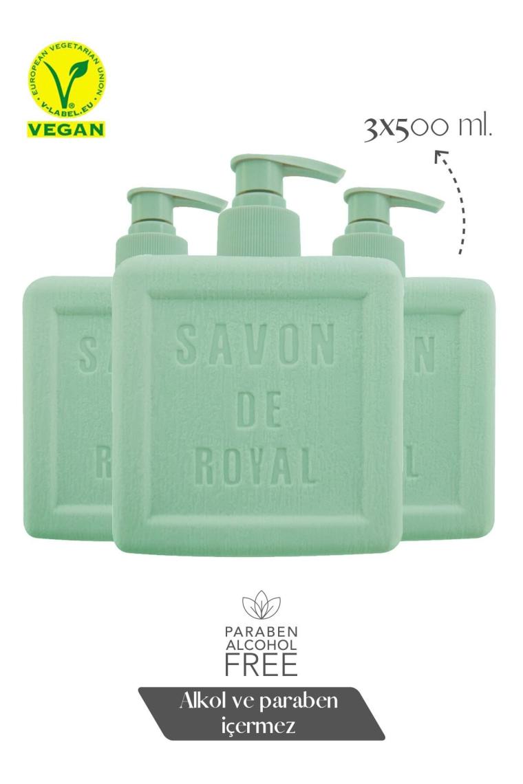 Provence Nemlendirici Luxury Vegan Sıvı Sabun Yeşil 3 X 500 ml