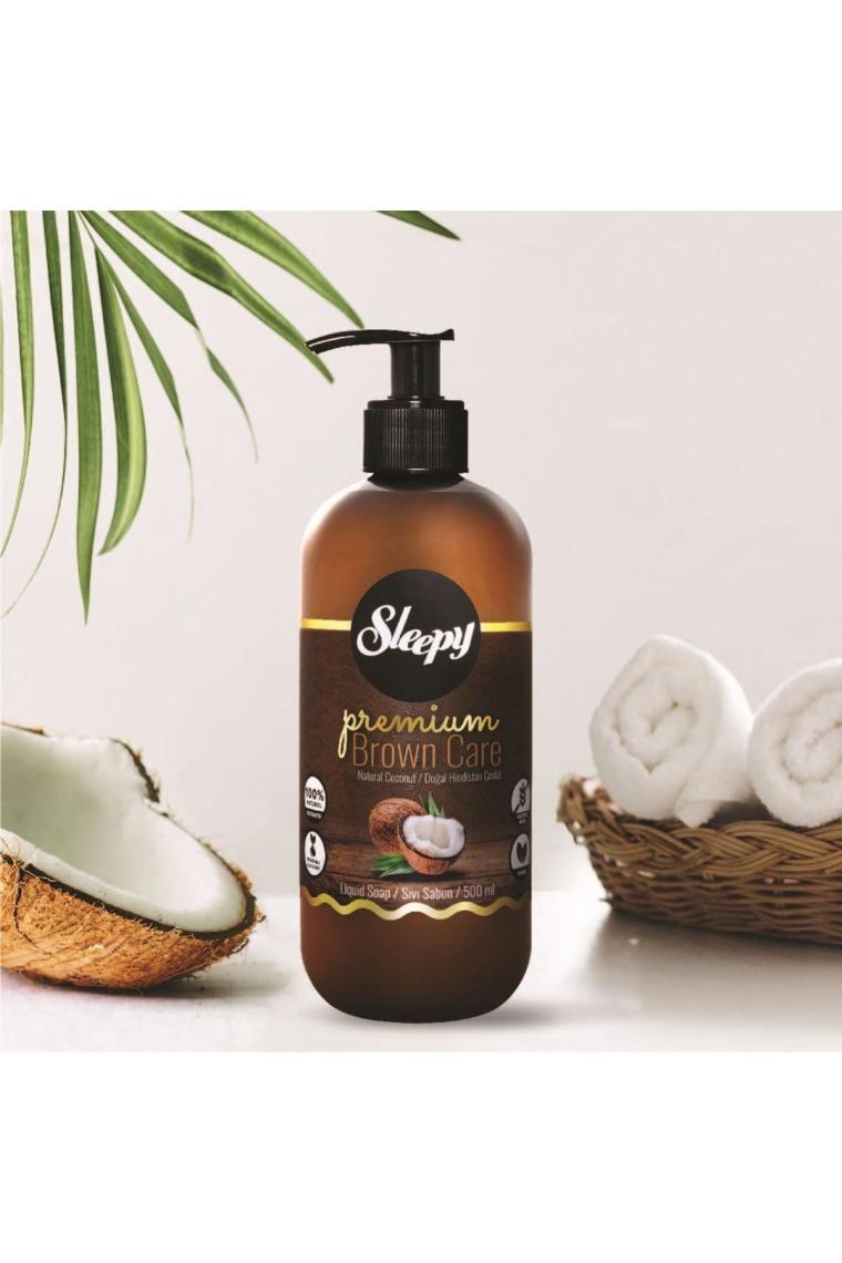 Sleepy Premium Brown Care Serisi Sıvı Sabun 3 x 500 ml