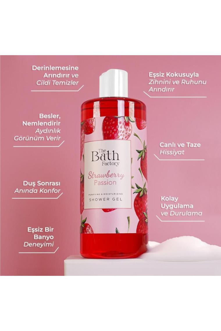 Nemlendirici Ve Besleyici Çilek Aromalı Duş Jeli 400 ml