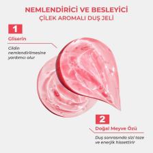 Nemlendirici Ve Besleyici Çilek Aromalı Duş Jeli 400 ml