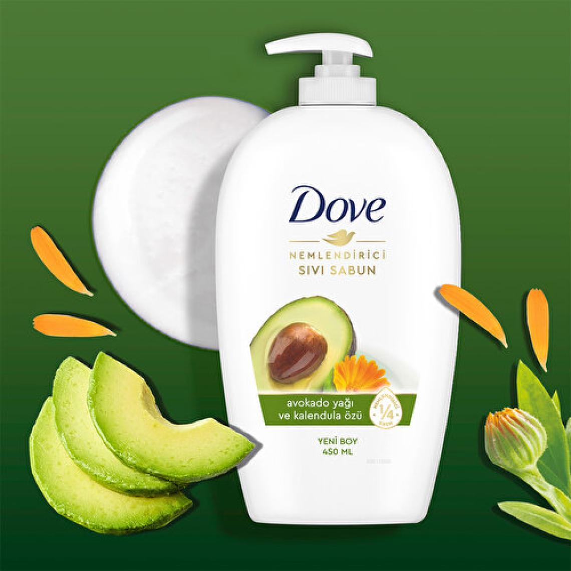 Dove Avokado Yağı ve Kalendula Özlü Sıvı Sabun 450 ml