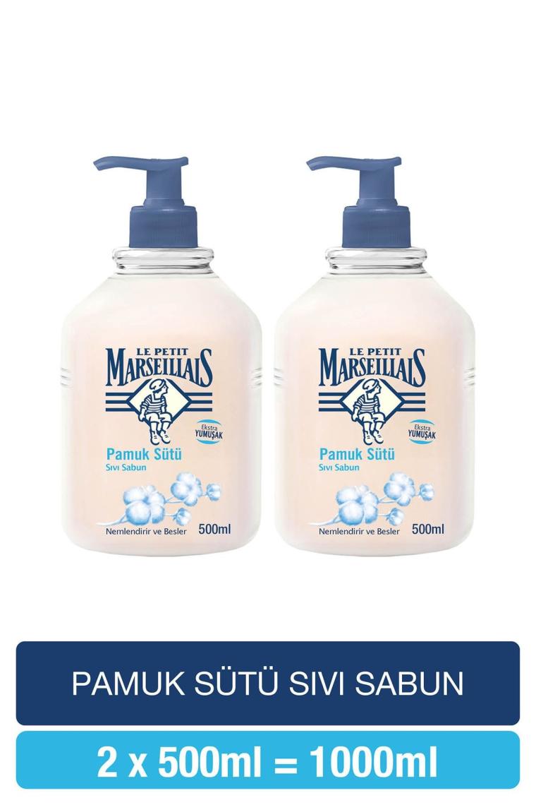 Pamuk Sütü Sıvı Sabun 500 Ml X 2 Adet