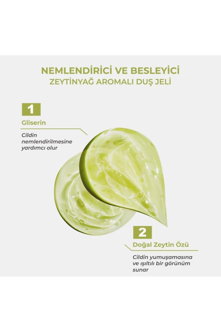 Nemlendirici Ve Besleyici Zeytinyağlı Duş Jeli 400 ml
