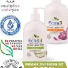 Ecos3 Organik Sıvı Sabun Aloevera + Floral 500 ml x 2 Adet