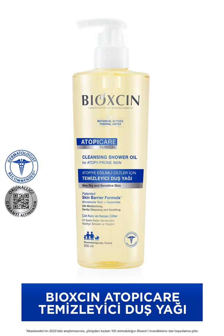 Atopicare Atopi Eğilimli Ciltler İçin Temizleyici Duş Yağı 500 Ml - Seramid Microbiome Tech