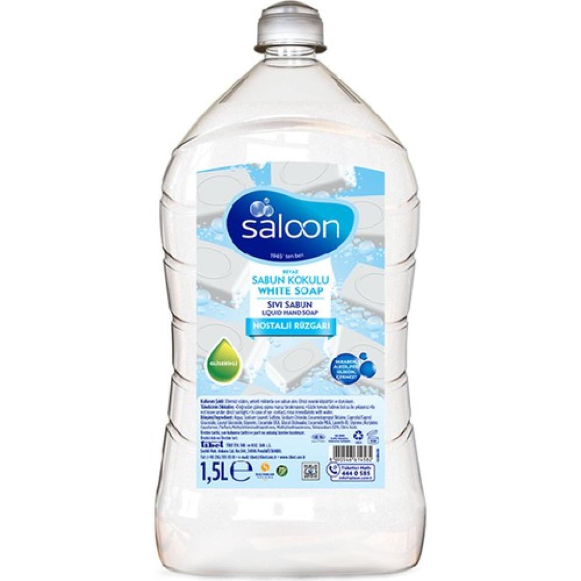 Saloon Sıvı Sabun Beyaz Sabun Kokulu 1,5