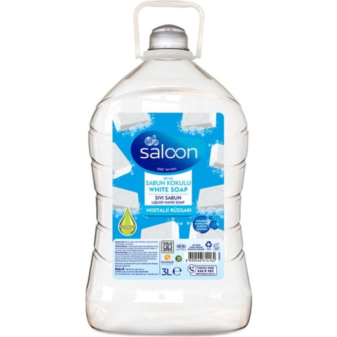 Saloon Sıvı Sabun Beyaz Sabun Kokulu 3 lt
