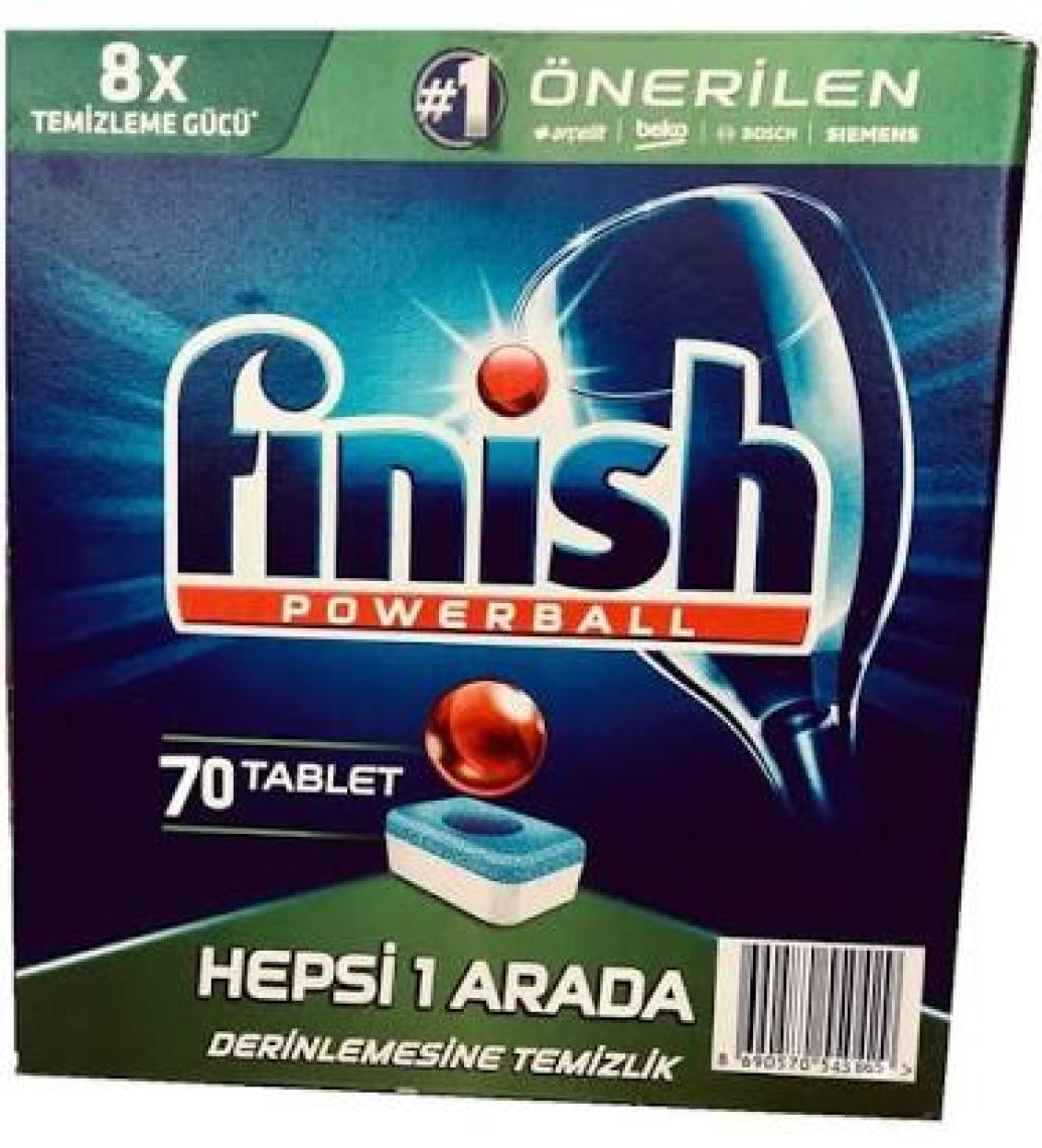 Finish Bulaşık Makinesi Deterjanı Hepsi Bir Arada Tablet 70'li
