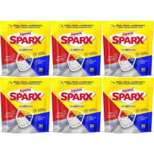 Asperox Sparx Bulaşık Makinesi Kapsülü 180 Adet Hepsi 1 Arada (Sirke-Limon-Karbonatlı) (6paket*30)