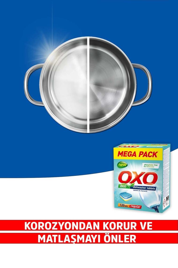 Oxo Bulaşık Makinesi Tableti Mega Paket Deterjan 360 Tablet Hepsi Bir Arada (3X120)
