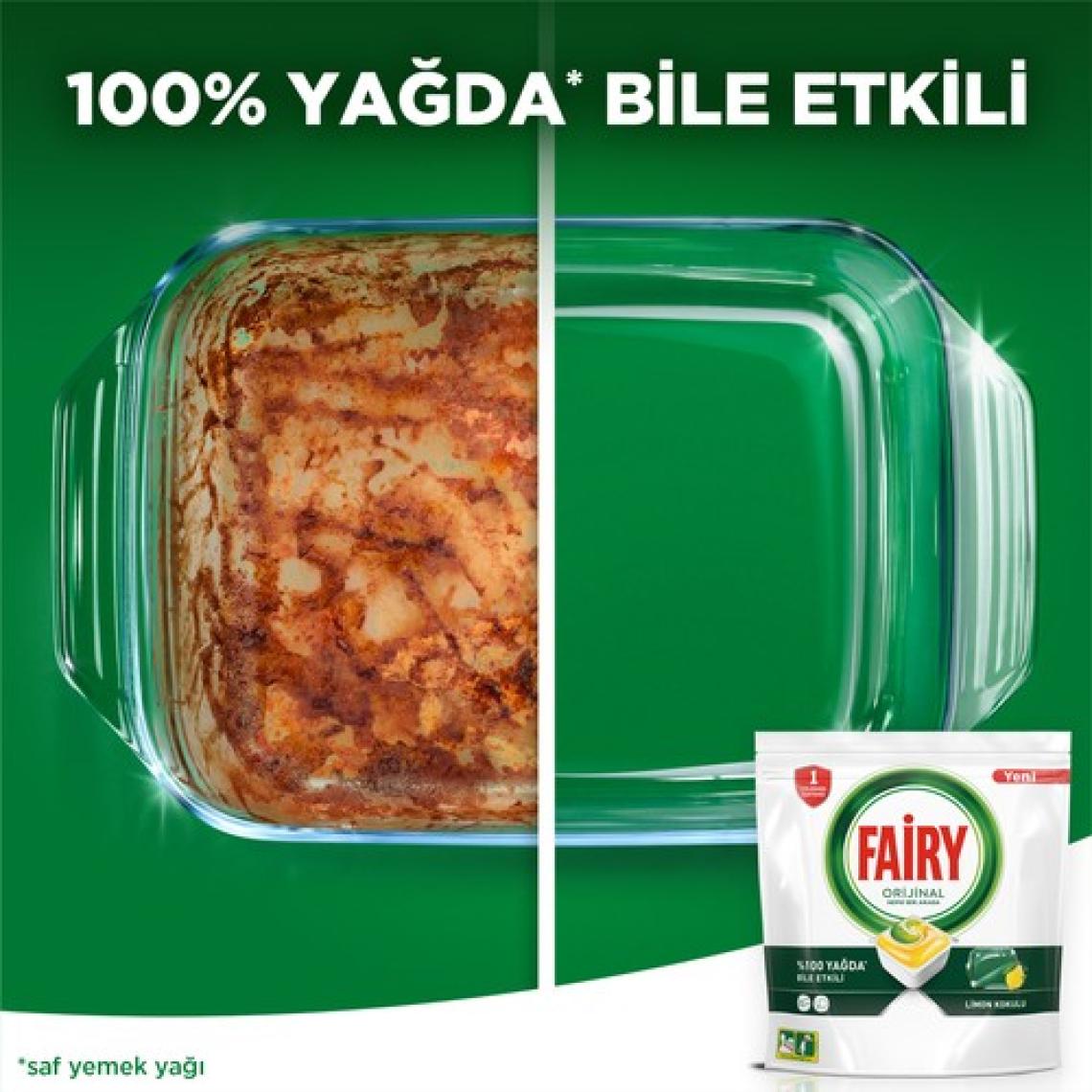 Fairy Hepsi Bir Arada Limon Bulaşık Makinesi Tableti 84'lü