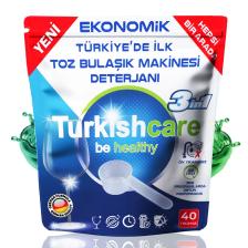 Ekonomik Hepsi Bir Arada Bulaşık Makinesi Tablet Deterjanı Toz 40 Yıkama