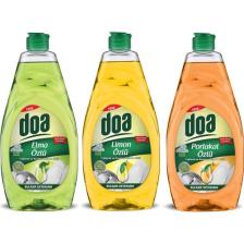 Doa Bulaşik Temizleyici 750   ml 3'lü (Elma-'limon-Portakal)