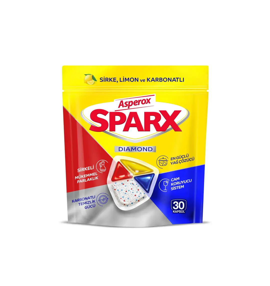 Asperox Sparx  Bulaşık Makinesi Kapsülü 30'lu