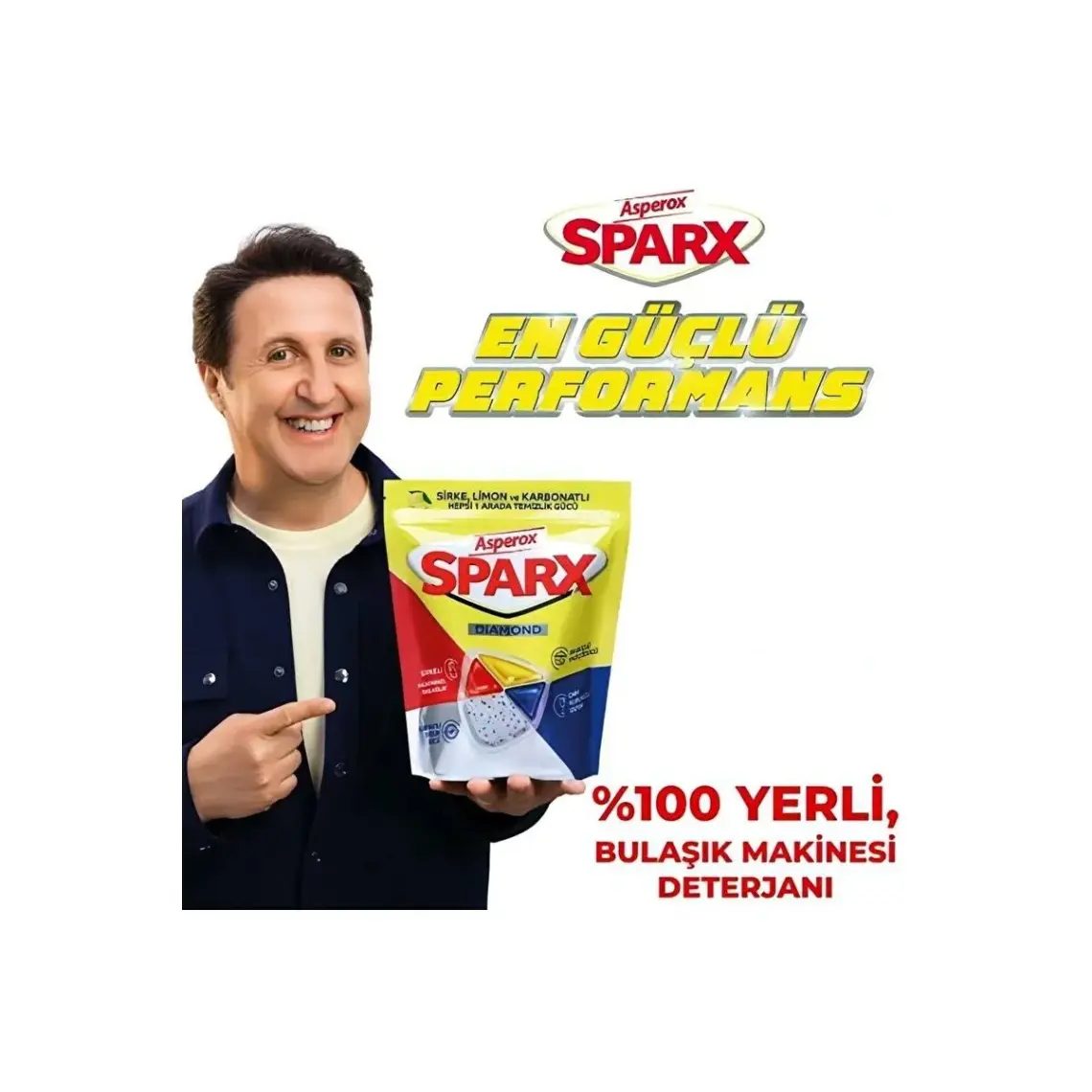 Asperox Sparx  Bulaşık Makinesi Kapsülü 30'lu