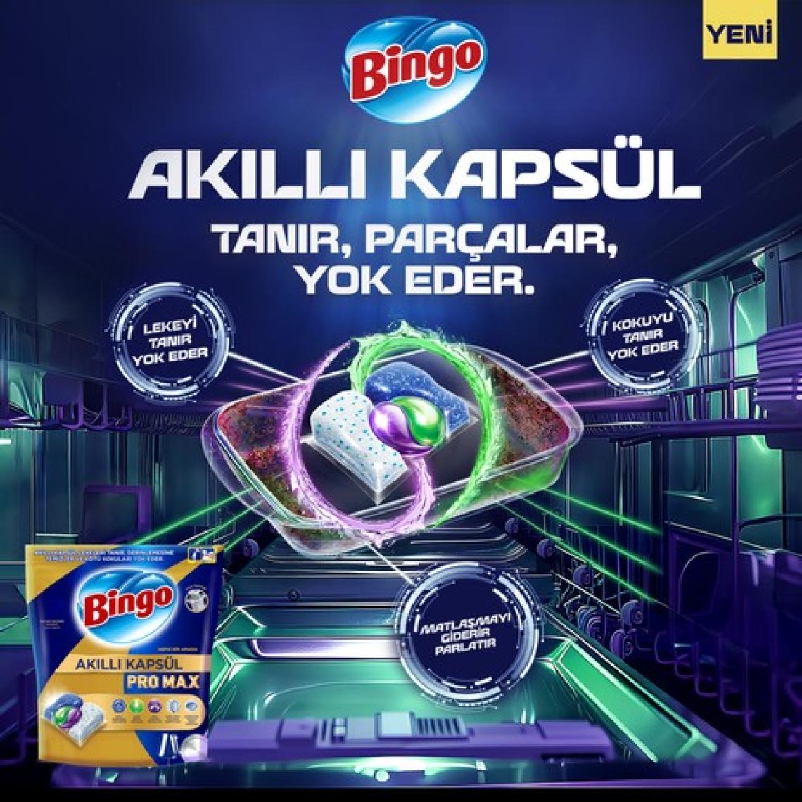 Bingo Akıllı Kapsül Pro Max Bulaşık Makinesi Deterjanı Tableti 240 Adet