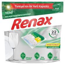 Renax Bulaşık Makinesi Kapsülü Hepsi Bir Arada 22 Li