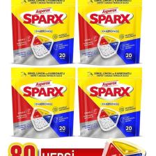 Asperox Sparx Bulaşık Makinesi Kapsülü 20'li x 4 Paket (80 Yıkama)