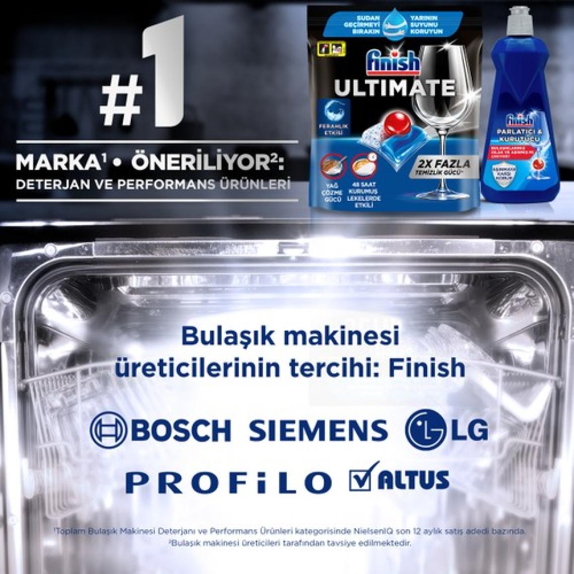Finish Ultimate Bulaşık Makinesi Deterjanı 85 Tablet