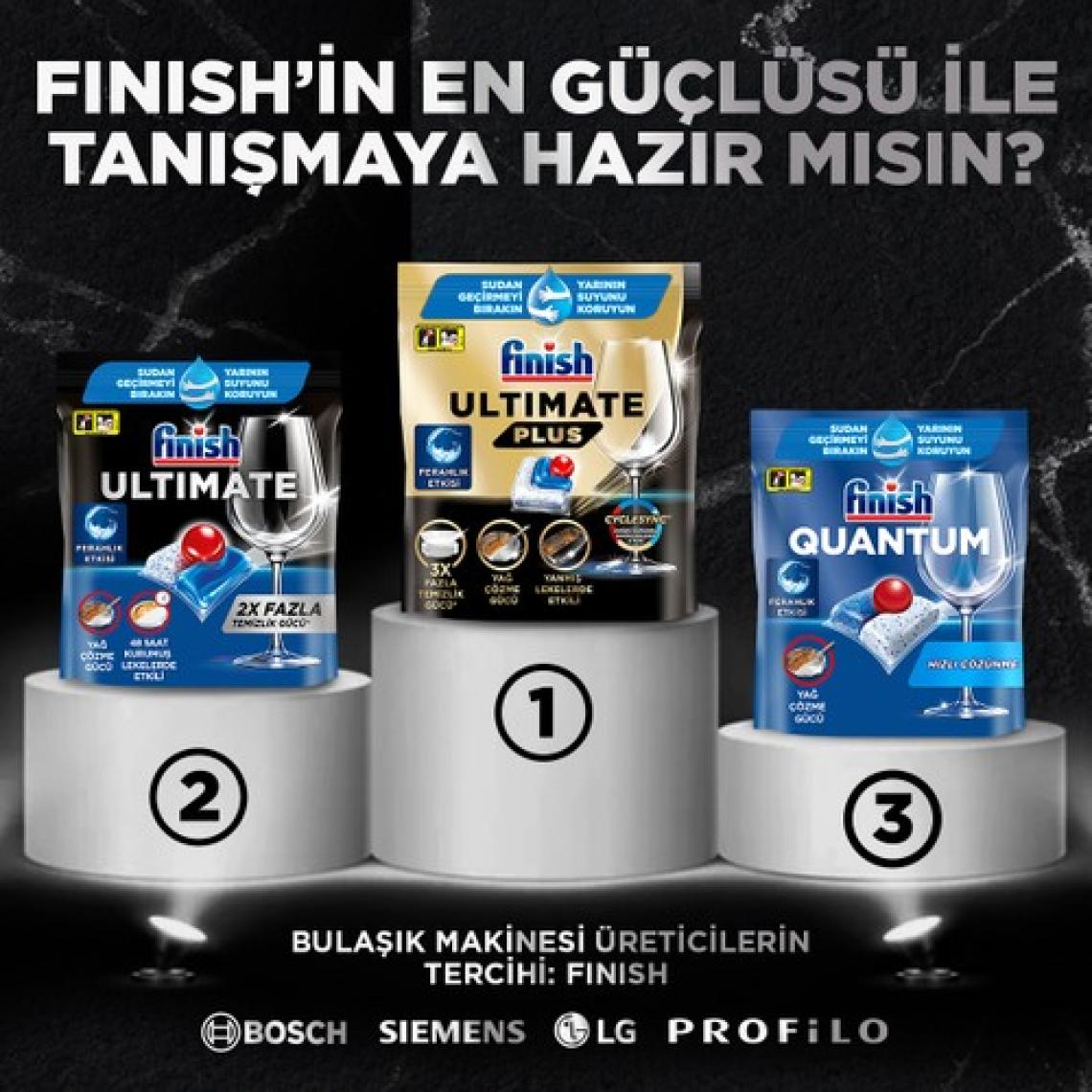 Finish Ultimate Bulaşık Makinesi Deterjanı 85 Tablet