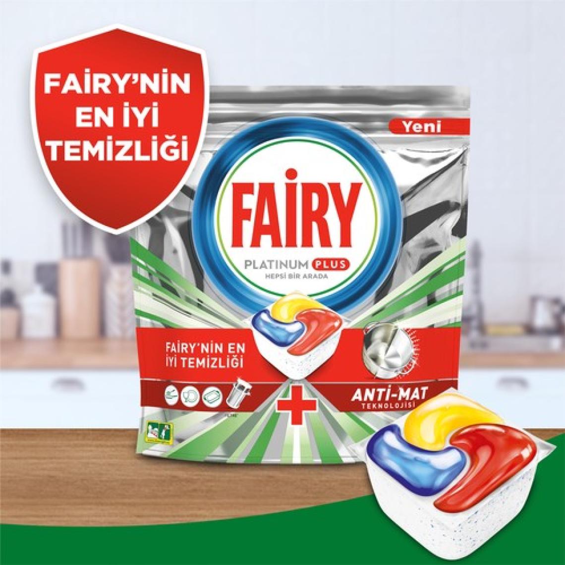 Fairy Platinum Plus Bulaşık Makinesi Deterjanı Tableti / Kapsülü 60 Yıkama