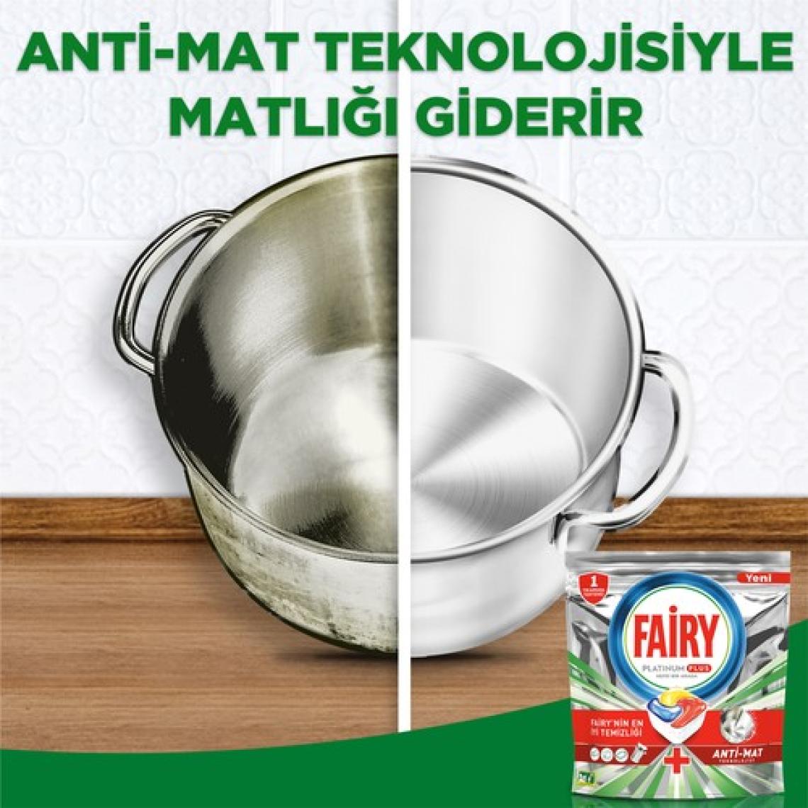 Fairy Platinum Plus Bulaşık Makinesi Deterjanı Tableti / Kapsülü 60 Yıkama
