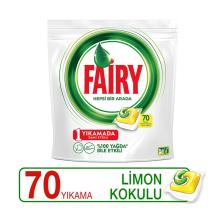 Fairy Hepsi Bir Arada Limon Bulaşık Makinesi Tableti 70'li