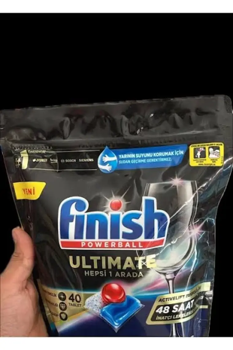 Finish Quantum Ultimate Bulaşık Makinesi Deterjanı Tableti / Kapsülü 40 Yıkama