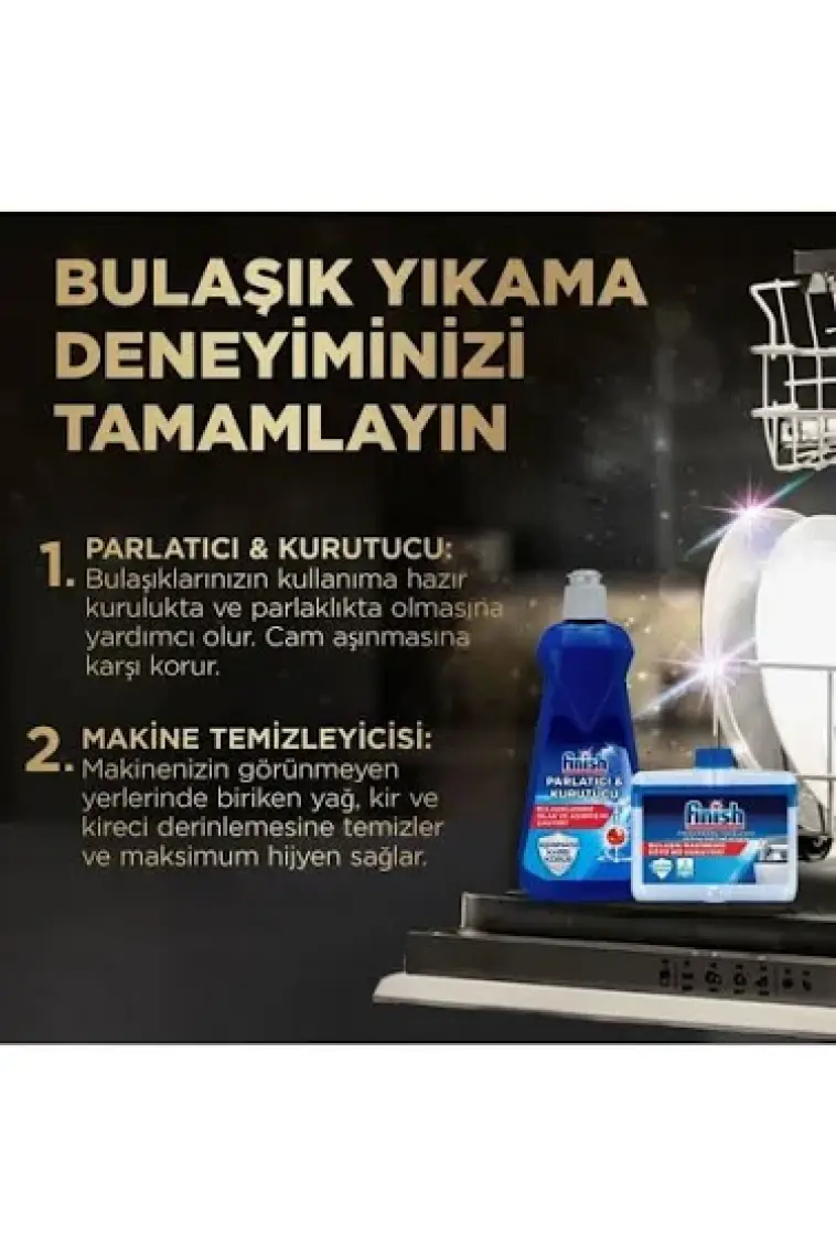 Finish Quantum Ultimate Bulaşık Makinesi Deterjanı Tableti / Kapsülü 40 Yıkama