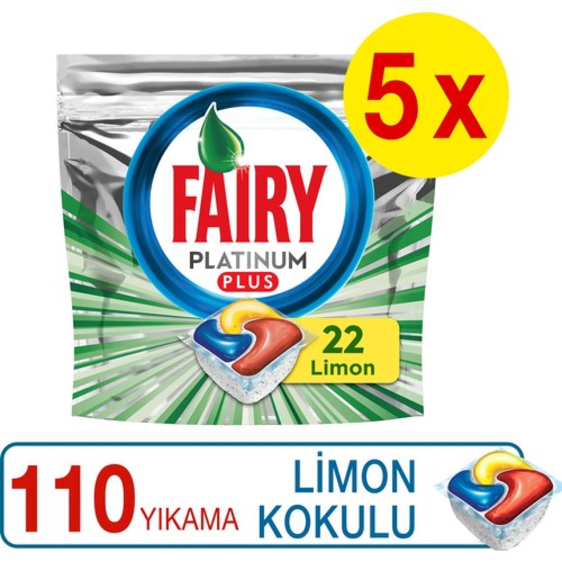 Fairy Platinum Plus 110 Yıkama Bulaşık Makinesi Deterjanı Tableti / Kapsülü