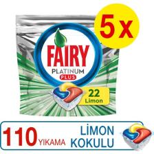 Fairy Platinum Plus 110 Yıkama Bulaşık Makinesi Deterjanı Tableti / Kapsülü