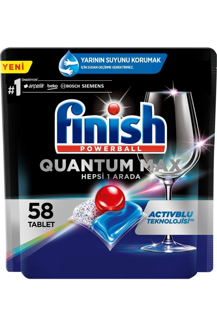 Finish Quantum Max Bulaşık Makinesi Tableti 58'li