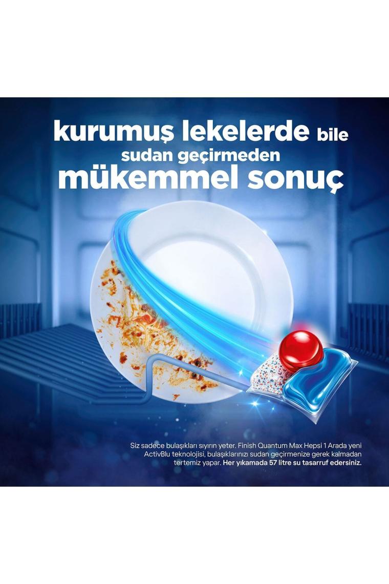 Finish Quantum Max Bulaşık Makinesi Tableti 58'li