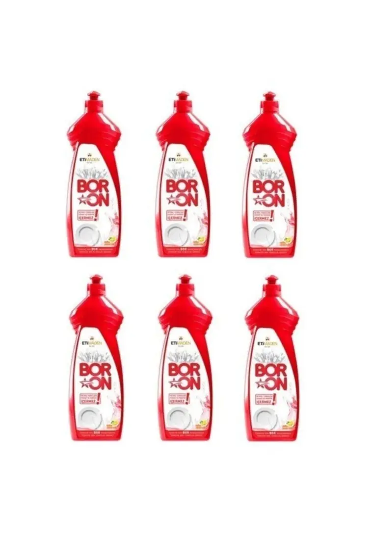 Boron Boron Elde Yıkama Bulaşık Temizlik Ürünü 650 ml 6 Adet