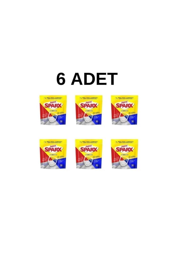 Asperox Sparx Bulaşık Makinesi Kapsülü 30 Yıkama x 6 Adet