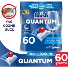 Finish Quantum 60 Kapsül Bulaşık Makinesi Deterjanı Tableti