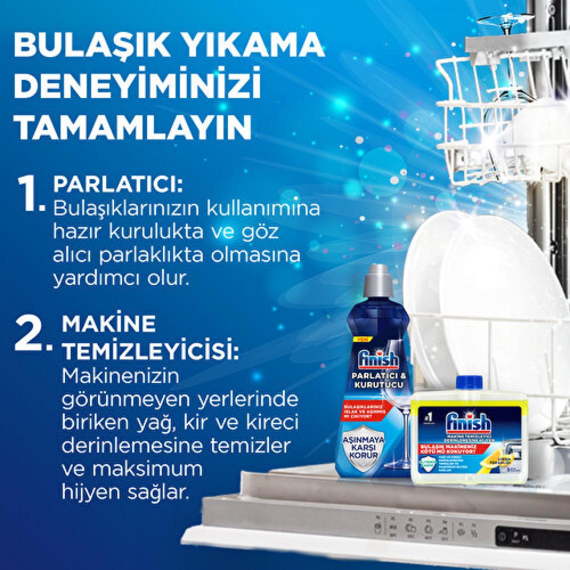 Finish Hepsi Bir Arada Bulaşık Makinesi Deterjanı Tableti 80 Yıkama
