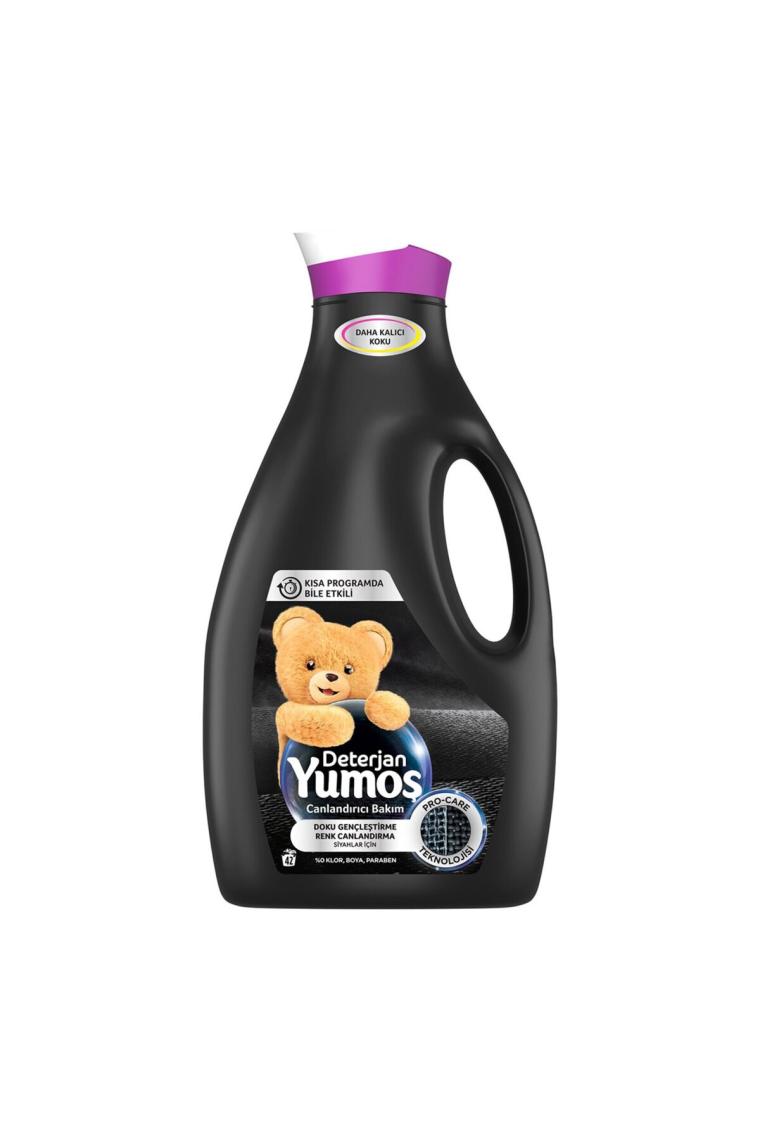 Yumoş Siyah ve Koyu Renkli Giysiler için Sıvı Deterjan 42 Yıkama 2.52 lt