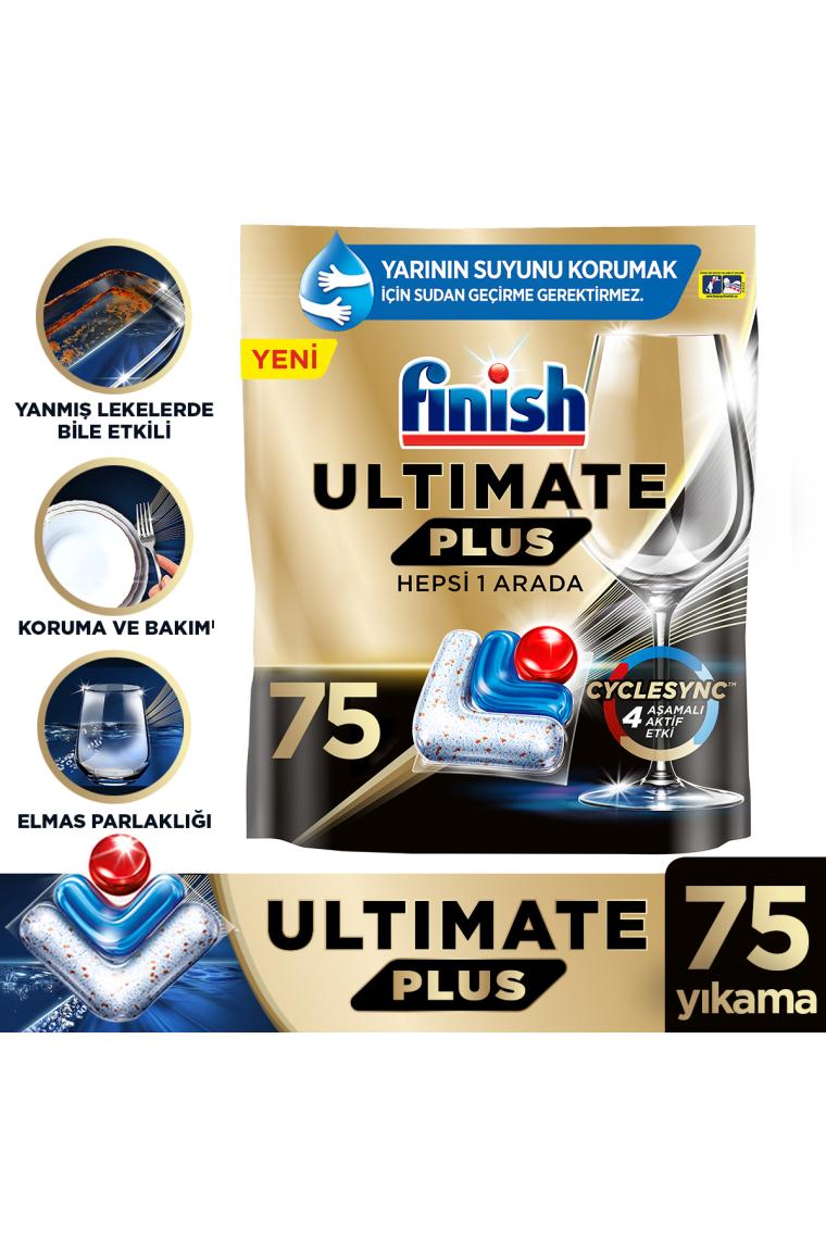 Finish Ultimate Plus Bulaşık Makinesi Tableti 75'li